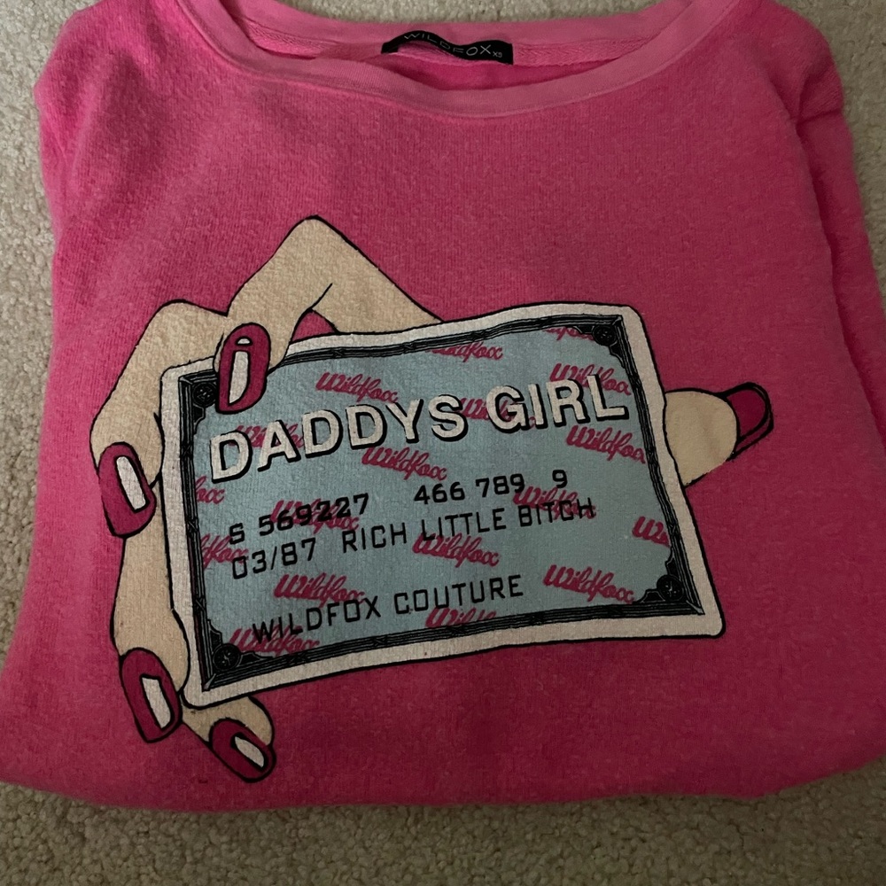 Wildfox Daddy’s Girl Jumper